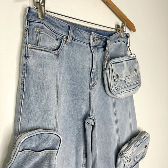 NWT SER.O.YA Stephy Cargo Pants in Coastline‎ Sz 24 - Picture 6 of 12